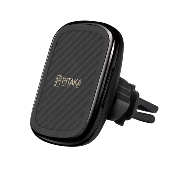 Pitaka MagEZ Mount Qi автомобильное зарядное устройство / магнитный держатель, крепление в решетку , кевлар (арамид)