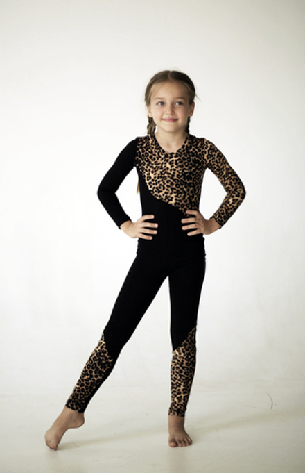 Комбинезон "Леопардик" с черным
