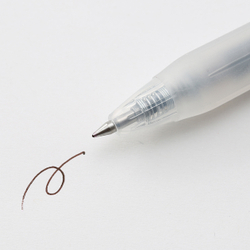 Гелевая ручка Muji Knock 0,5 мм (Cha-iro, коричневый)