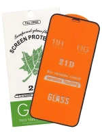 Защитное стекло Glass для Apple iPhone 12 mini/ 21D/ полный клей, черная рамка