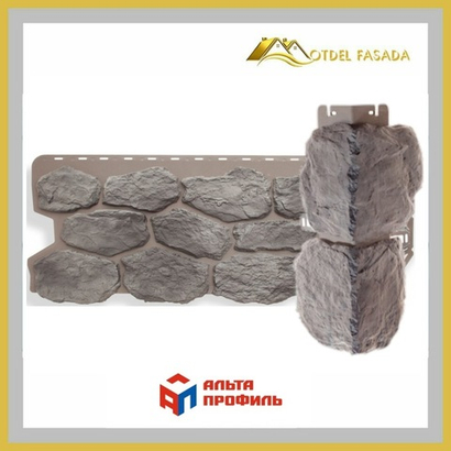 Угол наружный Альта-Профиль Камень Бутовый Скандинавский 450мм