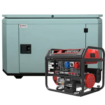 Генератор бензиновый SUNREKA G8500TFEAX с кожухом Geon 1400SS RAL 7031
