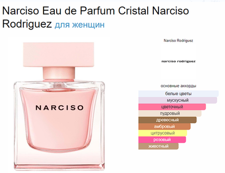 Narciso Rodriguez Narciso Cristal 90 ml (duty free парфюмерия)