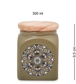 TJ-15/2 Керамическая банка мал. с крышкой