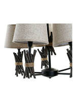 Потолочный светильник DKD Home Decor полиэстер Металл (55 x 55 x 100 cm)