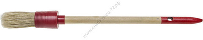 STAYER UNIVERSAL 20 мм, пластмассовый корпус, светлая натуральная щетина, деревянная ручка, Круглая кисть, MASTER (0141-20)