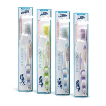 Pasta del Capitano Зубная щетка Whitening Medium / Отбеливающая, Средней жесткости