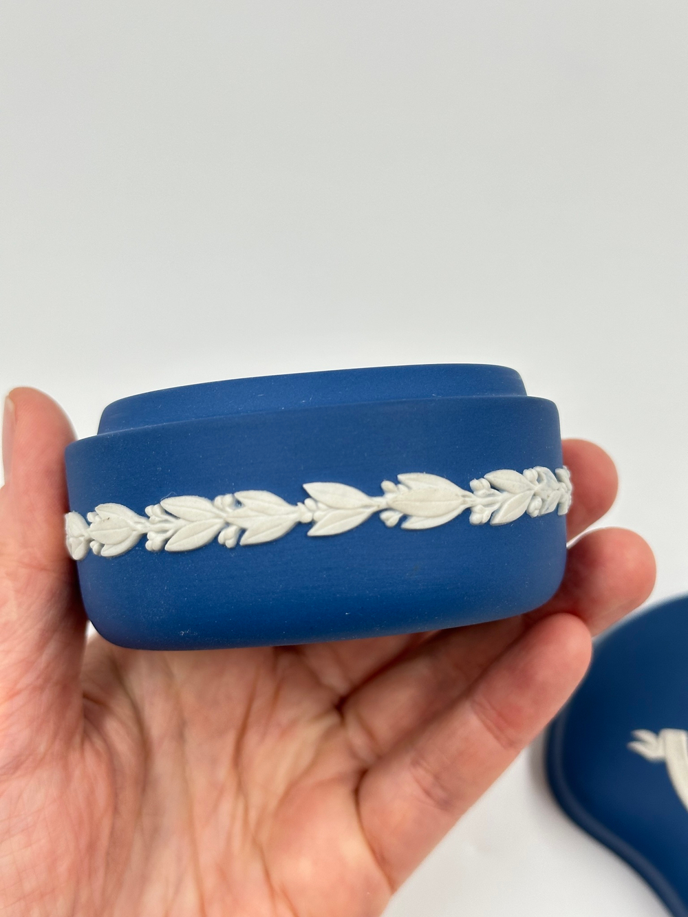 Шкатулка синяя Wedgwood