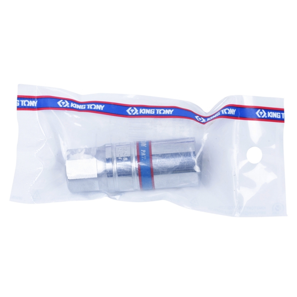 Головка свечная двенадцатигранная 3/8&quot;, 18 мм, пружинный фиксатор KING TONY 36A018