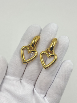 Клипсы с подвесками Сердце Moschino