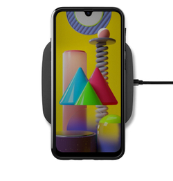 Ударопрочный чехол на телефон Samsung Galaxy M31 черного цвета, серия Onyx от Caseport