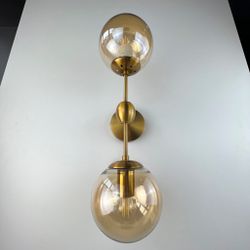 Бра Modo Sconce 2 Globes Gold By Imperiumloft