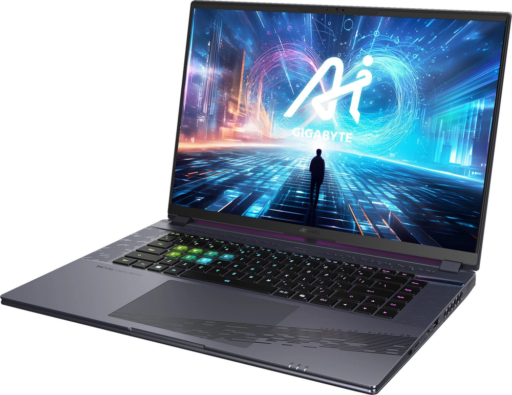 Ноутбук  GIGABYTE Aorus 16X 16 ", Core i7, 16 Гб RAM, 1 Тб SSD, GeForce RTX 4060, Серый