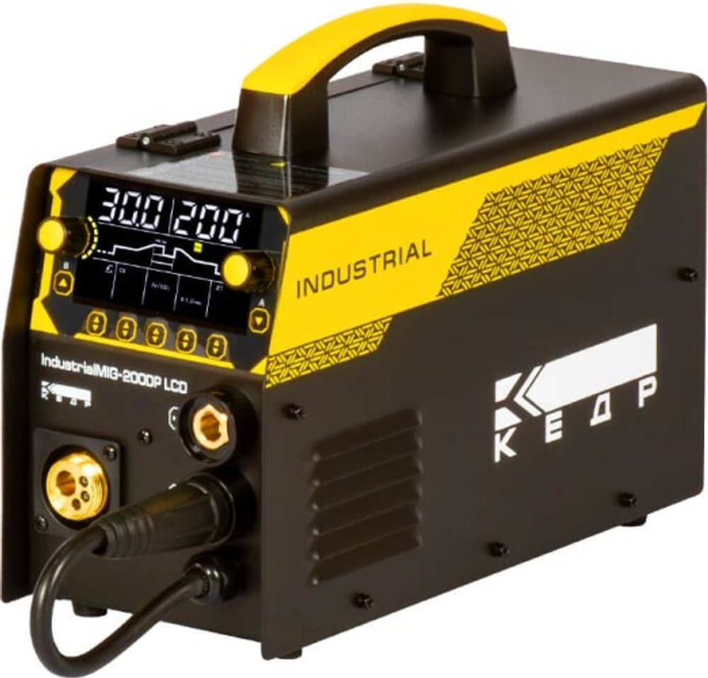 Сварочный полуавтомат Кедр IndustrialMIG-200DP LCD 8031645