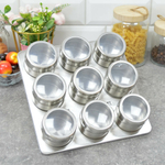 Набор для специй 10 предметов, на магните, 24 специи внутри, MB 40471