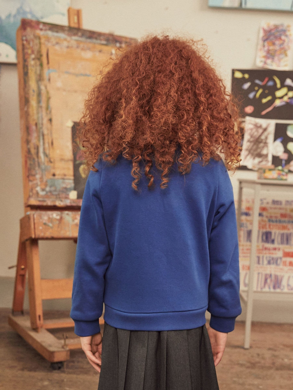 Кардиган школьный с карманами для девочки Next 996-697, Синий