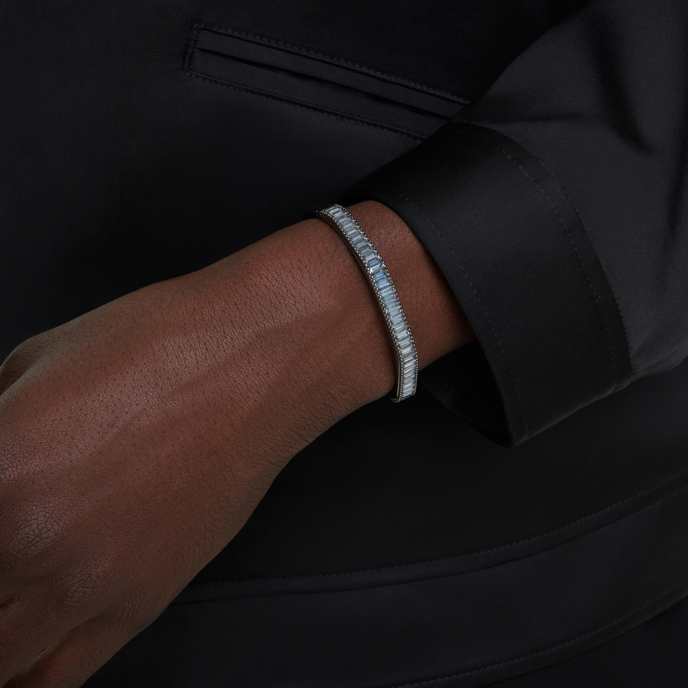 MATRIX:BANGLE GRY/BRU M