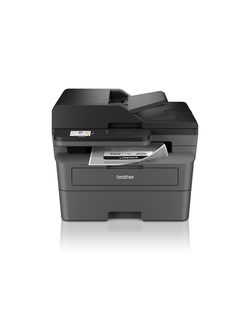 Brother DCP-L2660DW, P/C/S, A4, 34 стр/мин, 256 МБ, Duplex, ADF50, GigaLAN,USB, Wi-Fi, лоток 250 л., старт.картридж 1200 стр.Ex DCPL2551DNR1 тонер TN2510XL