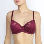 Бюстгальтер-балконет с мягкими кружевными чашками (Размер: 85C) (Цвет: черный)