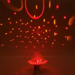 Диско-лампа светодиодная «Калейдоскоп красок», цоколь Е 27, Bluetooth, МР3, USB с удлинителем (220V)