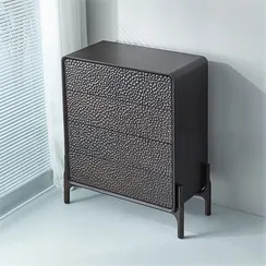 Комод G38, 85х98 см, черный шпон ясеня