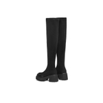 RED DRAGONFLY Stretch Knee High Boots 8CM Women"s