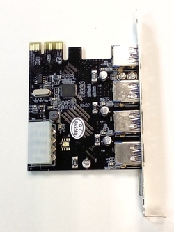 USB 3.0 PCI Express Card - Интерфейсная карта 4 порта