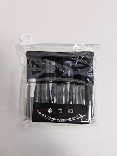 Дорожный набор 5 ёмкостей ЧЕРНЫЙ