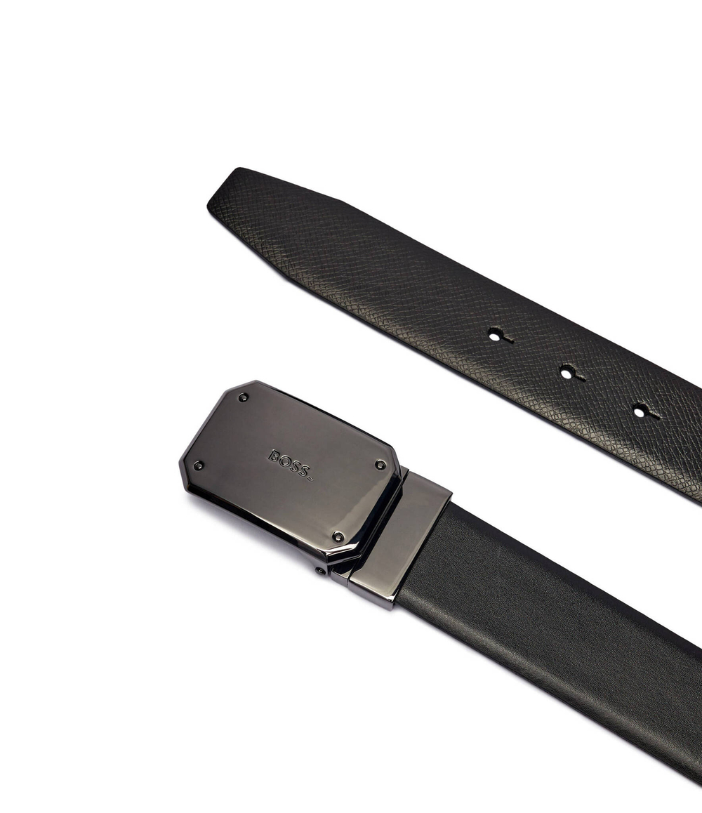 Кожаный ремень Giuli-G BOSS BLACK - черный(50529725)