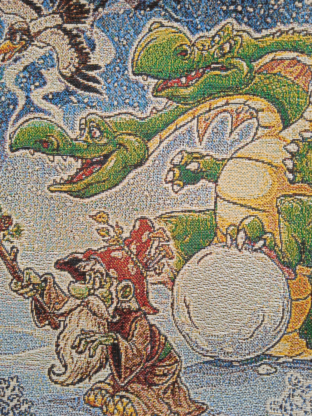 Декоративный гобеленовый чехол для интерьерной подушки Горыныч 38*38