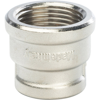 Муфта переходная STOUT ВВ 3/4"X1/2" никель