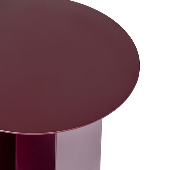 Столик журнальный silje, D38 см, сливовый