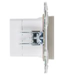 SKANDY Розетка USB A+C 18Вт SK-R13Sa песочный IEK
