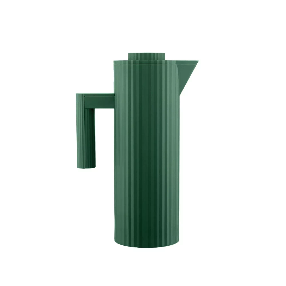 Alessi - Термокувшин Plisse 1л зеленый / артикул   MDL12GR  / GTIN 8003299471997