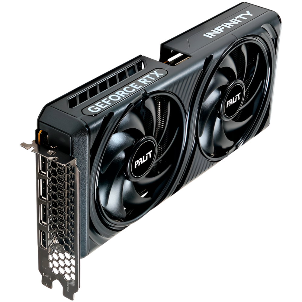 PALIT GeForce RTX 5060 Infinity 2 OC 8GB GDDR7 128 bit, 1x HDMI 2.1b, 3x DP 2.1b, 2 Fan, 1x 8-pin pwr connector, 550W, 262.1 x 126.3 x 40.1 mm, NE75060V19P1-GB2063L BULK