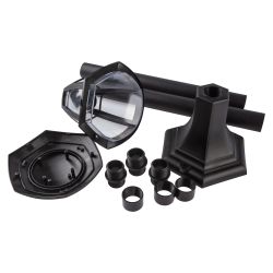 Садово-парковый светильник ЭРА НТУ 07-40-004 Валенсия 3 черный 6 гранный напольный IP44 Е27 max 60Вт