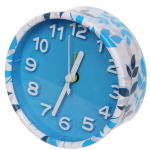 Будильник «Симфония» круг синий 9,5*9,5*4,5см CY1203