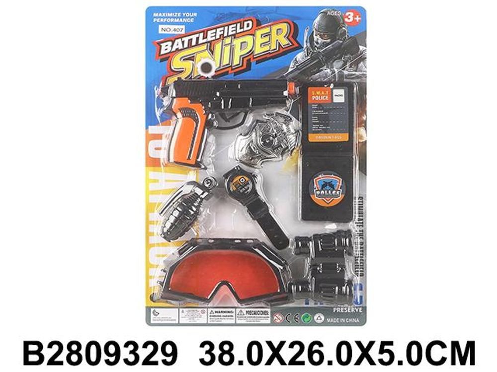 Набор оружия Спецслужб, блистер 407