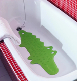Коврик для ванны FLARKAN, зелёный, 95*35 см, каучук