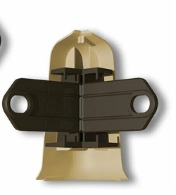 Угол наружный с крепежом для плинтуса 70мм "Деконика" 211 Дуб рустик