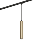 DK6210-BG Трековый светильник IP 20, 15 Вт, GU10, матовое золото с черным, алюминий