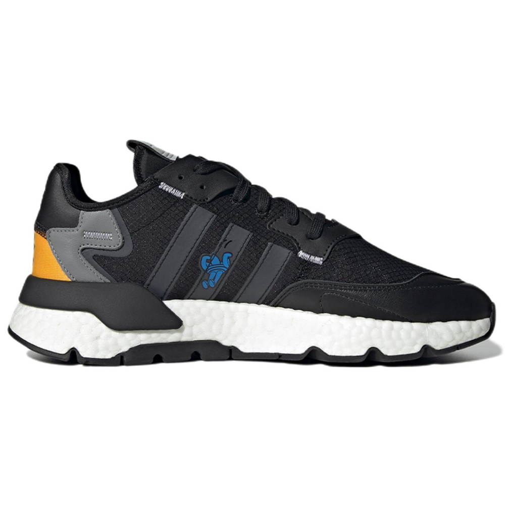 Кроссовки Adidas Originals Nite Jogger Black Grey Orange Green