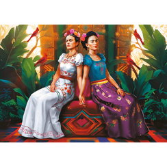 Puzzles - "1000 Premium Plus" - Frida Kahlo: Two Selves / Frida Kahlo Corporation