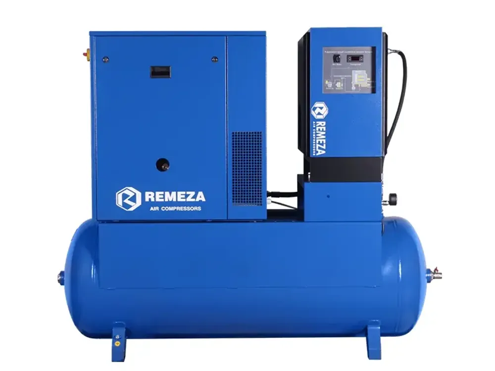 Винтовой компрессор Remeza ВК5E-8-500Д на ресивере 500л с осушителем