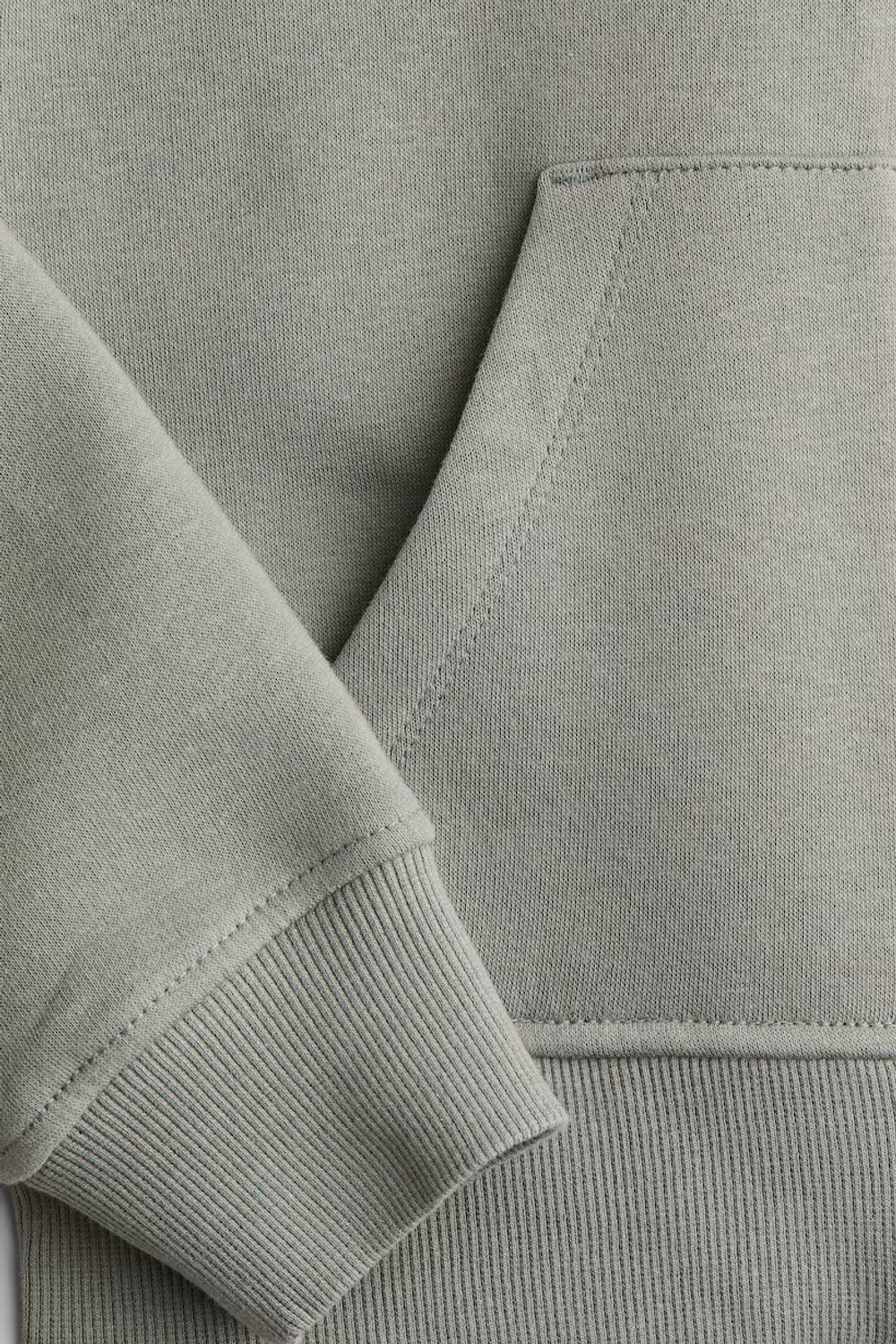 H&M Толстовка с капюшоном и застежкой-молнией, серый