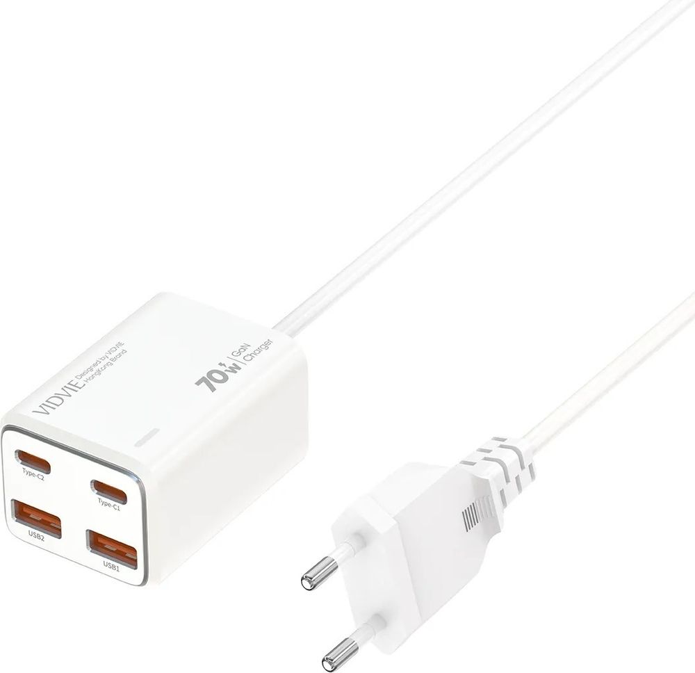 Зарядное устройство Vidvie XL-PLE223 USB Type-C, USB белый