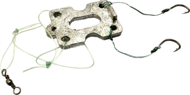 Монтаж д/ловли карпа 032 40г  2 крючка