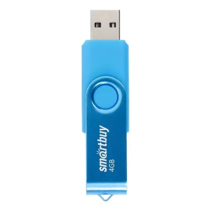 4GB USB Smartbuy Twist Blue