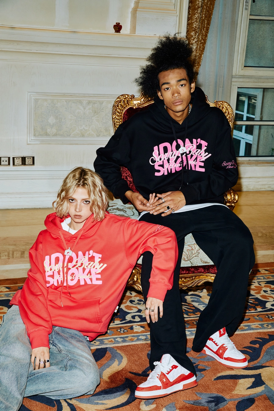 Худи DONSMOKE "Sorry Baby" Oversized Hoodie