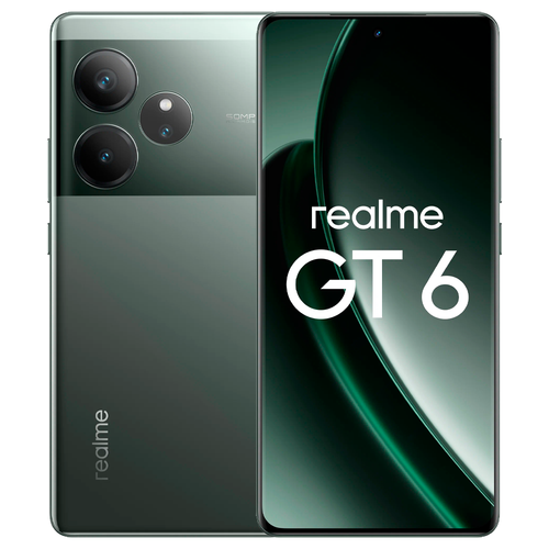 Смартфон Realme GT6 12/256GB, Green (Зеленый туман)